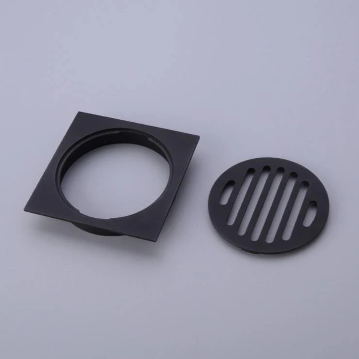 110 mm Slim Standard Square Black Floor Waste - Image 4