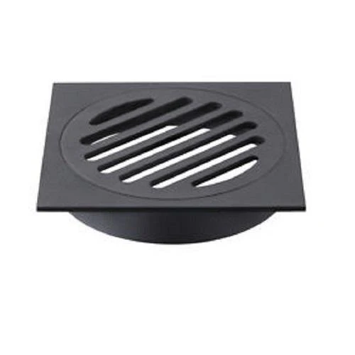 110 mm Slim Standard Square Black Floor Waste - Image 5