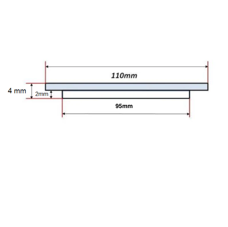 110 mm Slim Standard Square Floor Waste - Image 2