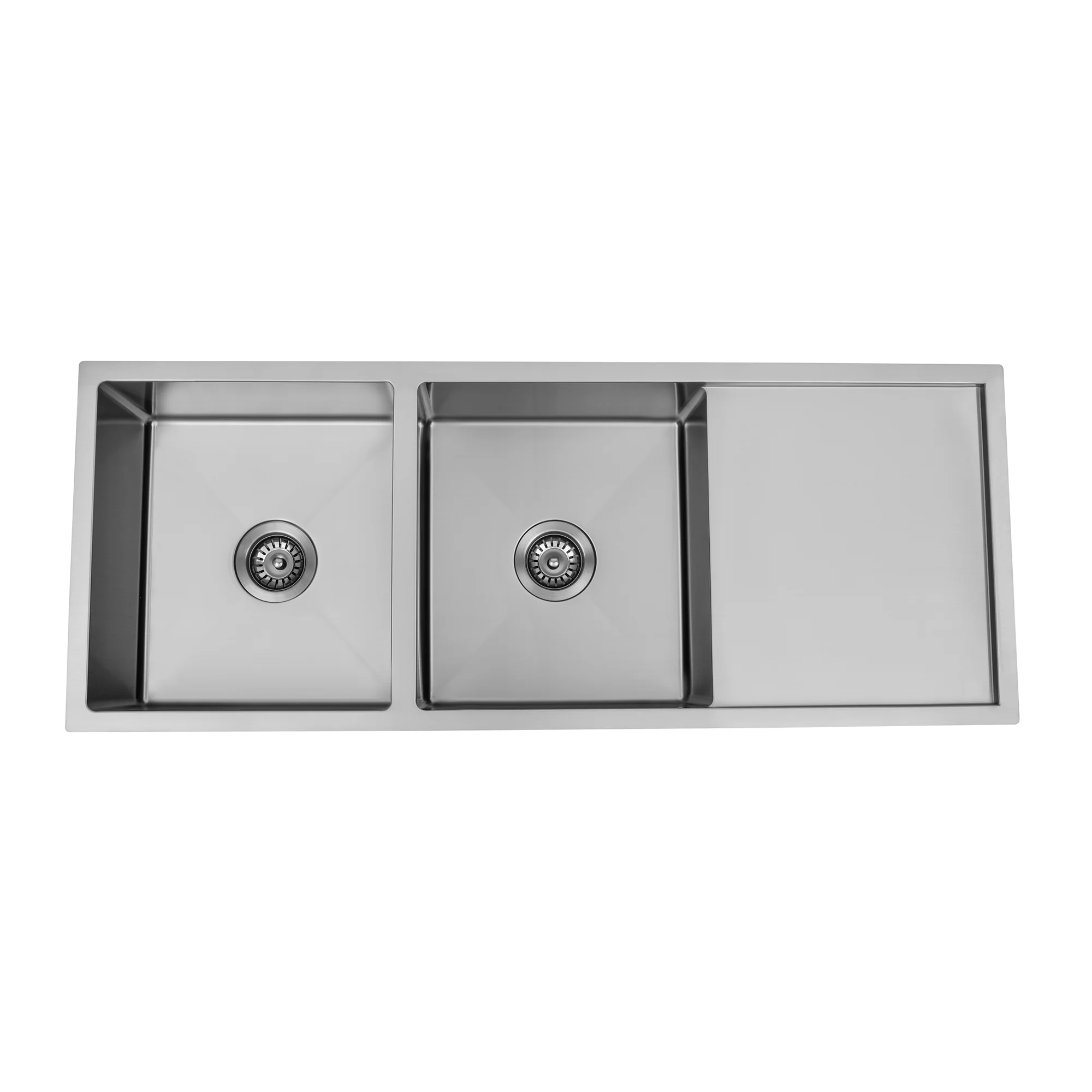 1150 x 450 x 230mm Double Bowl Kitchen Sink With Drainer