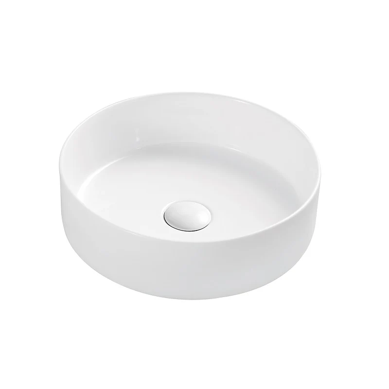 355mm Round Gloss White Above Counter Basin