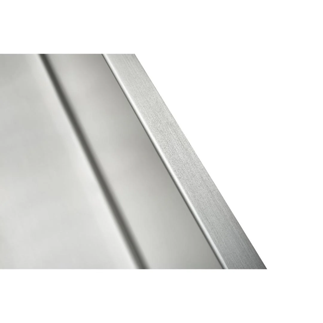 450 x 450 x 220mm Nano Glazed Brushed Stainless Steel Sink - Image 3