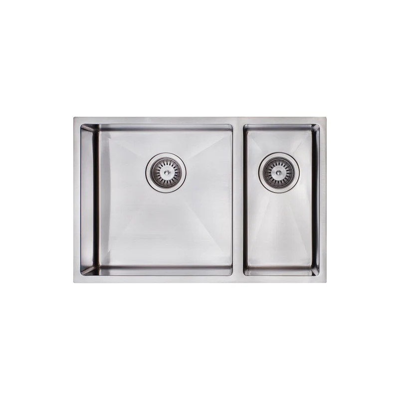 670 x 440 x 210mm Kitchen Sink Double Bowl
