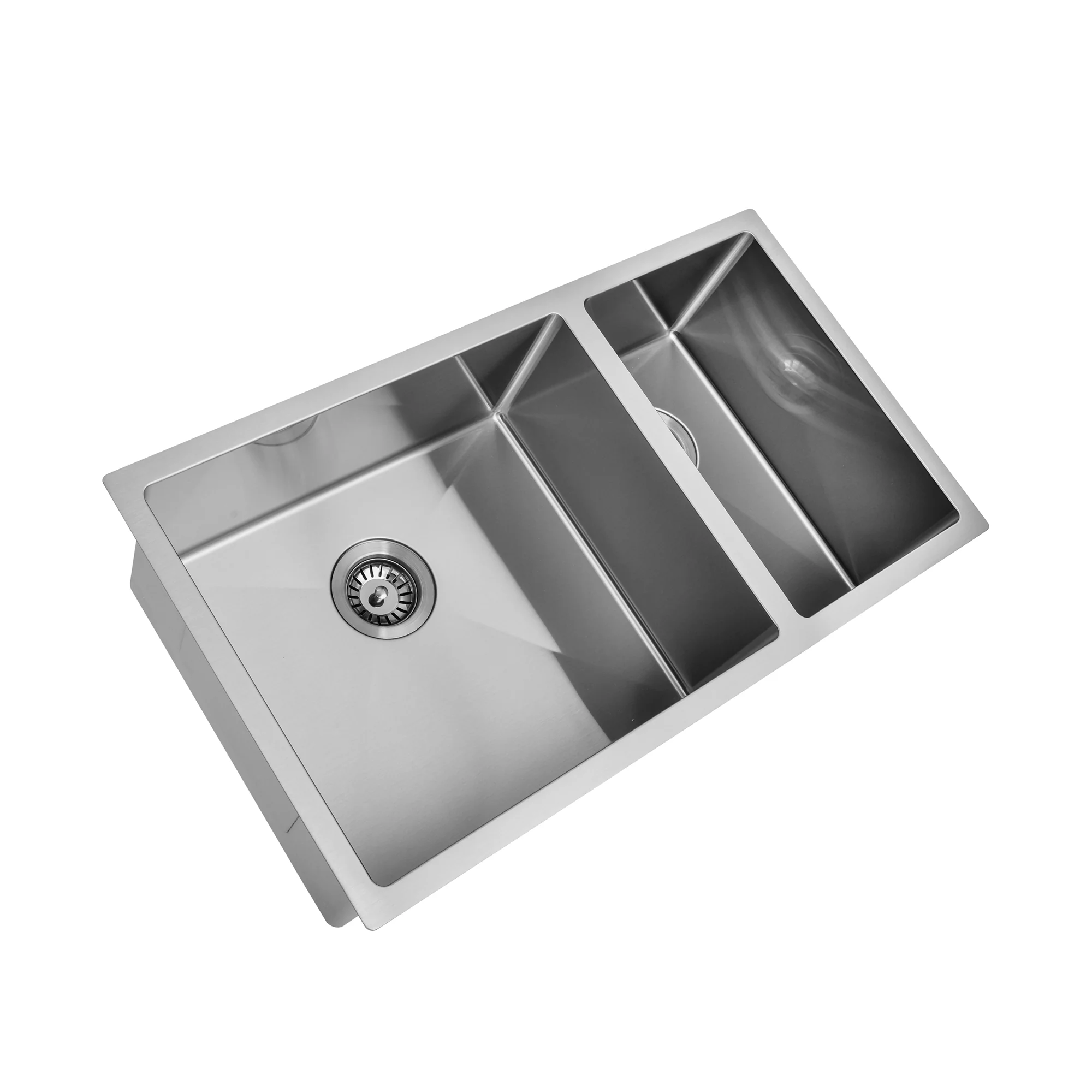 800 x 450 x 230mm 1 & 1/2 Double Bowl Kitchen Sink - Image 2