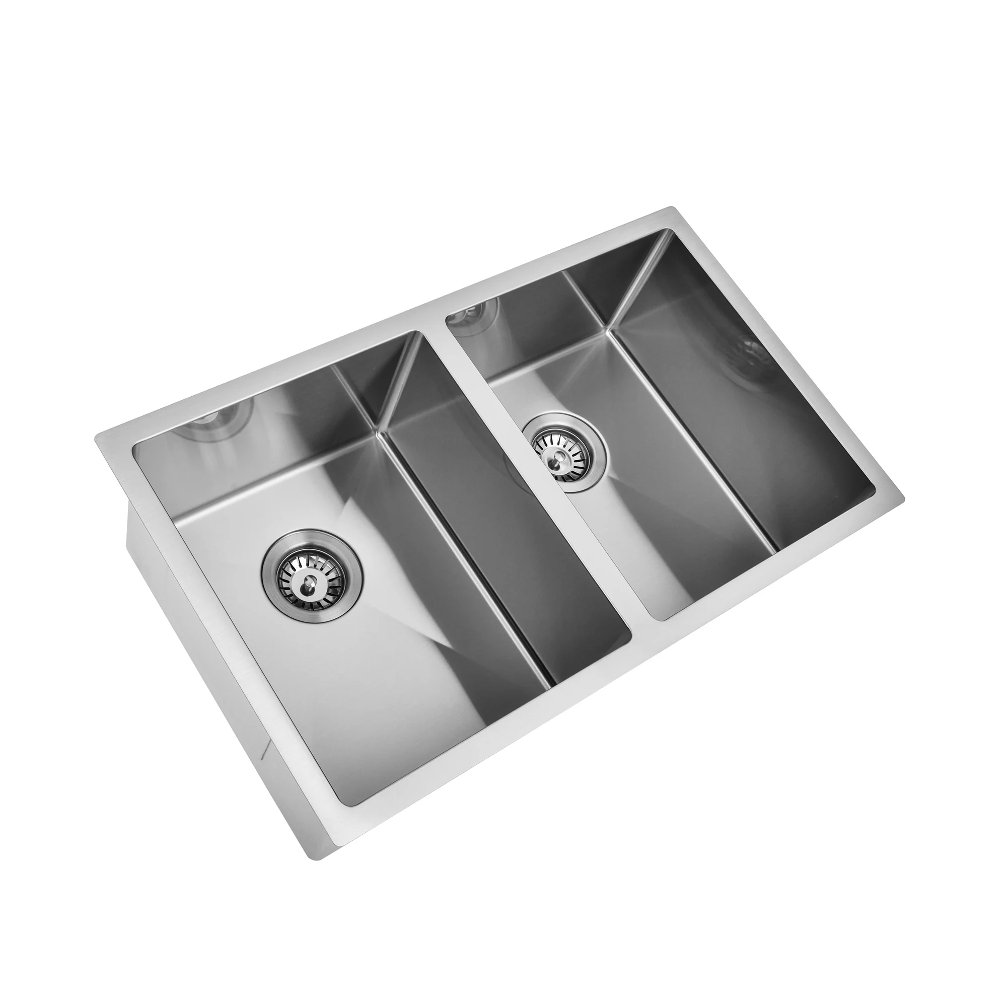 800 x 450 x 230mm Double Bowl Kitchen Sink - Image 3