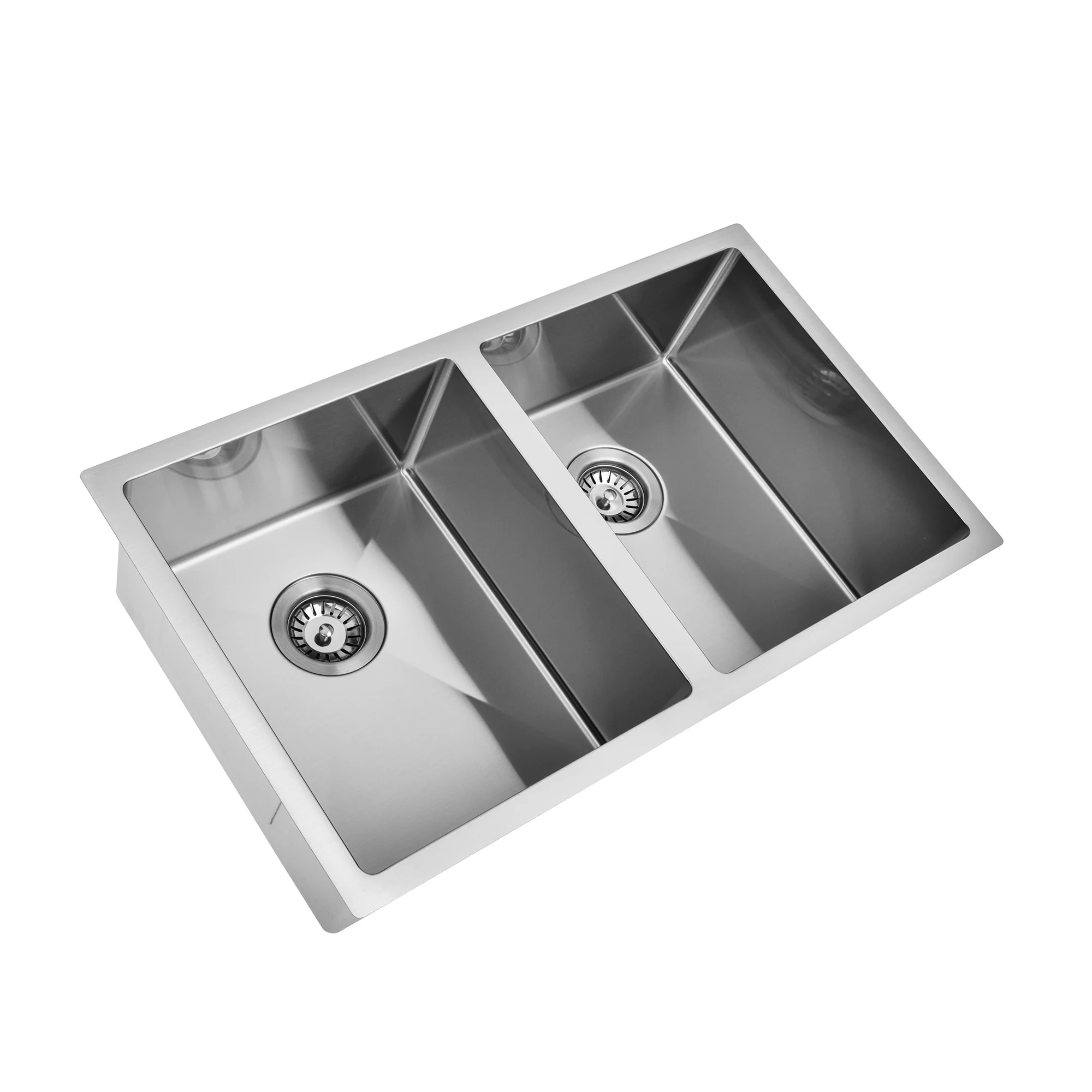850 x 450 x 230mm Double Bowl Kitchen Sink - Image 2