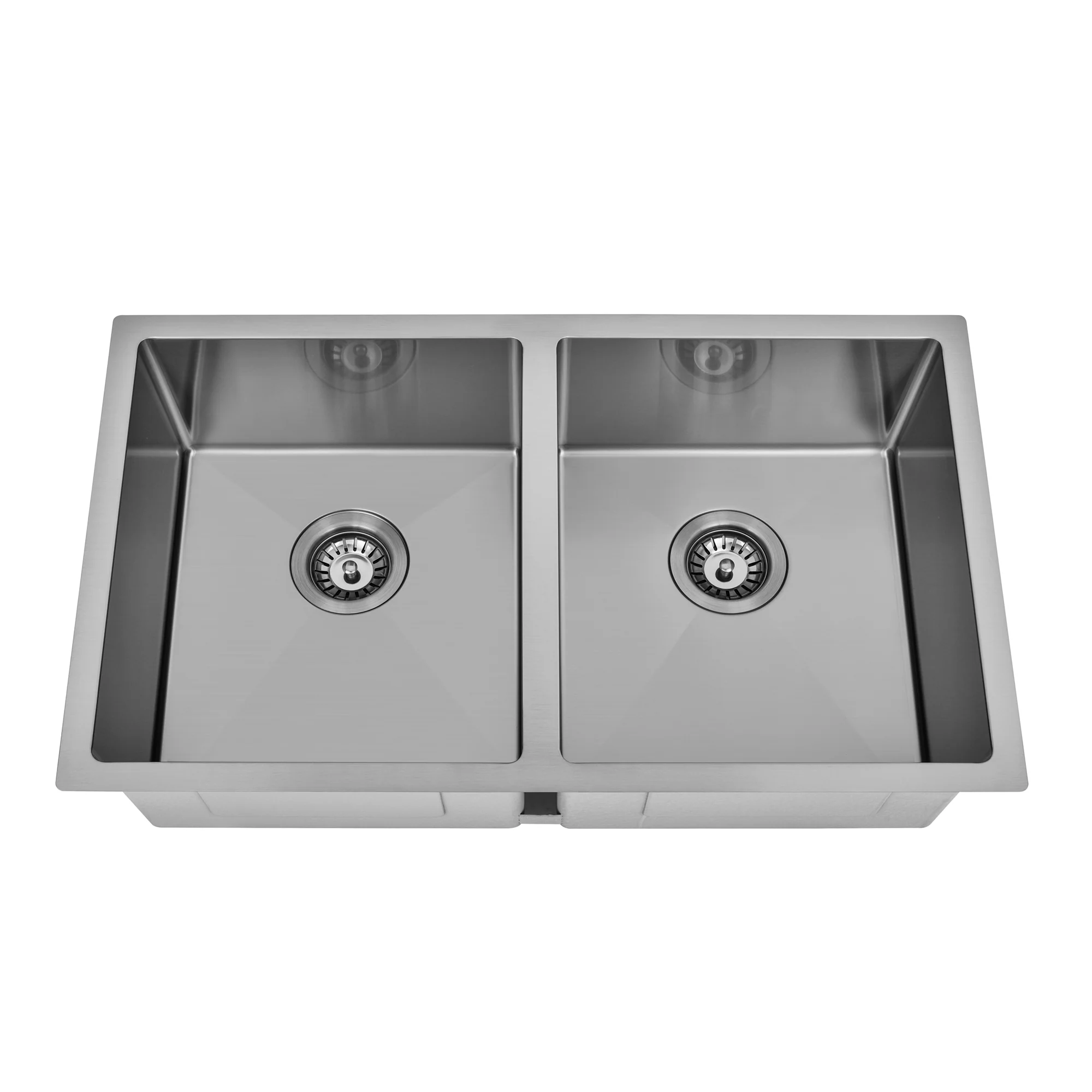 850 x 450 x 230mm Double Bowl Kitchen Sink - Image 3