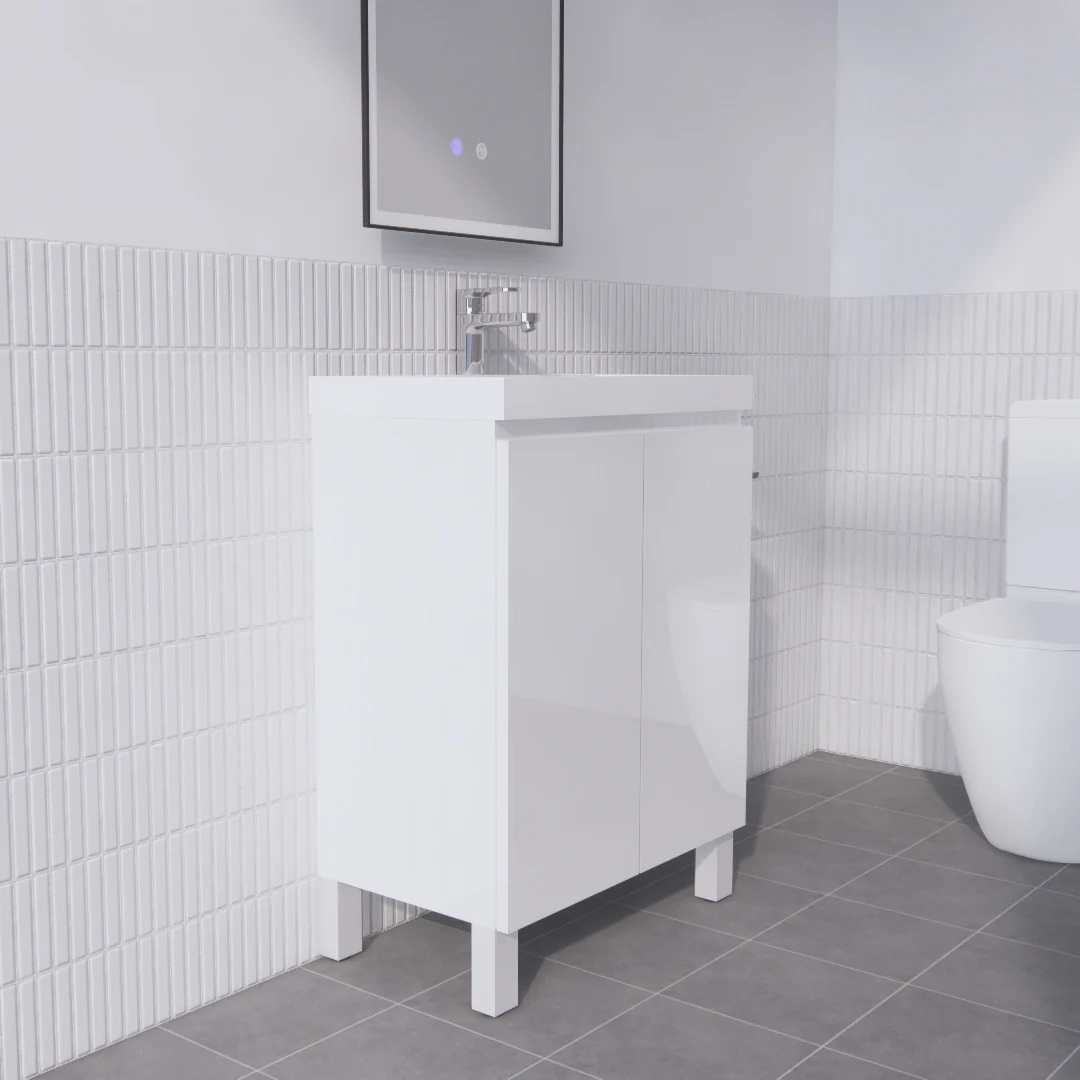 Absolute | 600mm Ensuite Narrow Vanity on Legs - Image 2