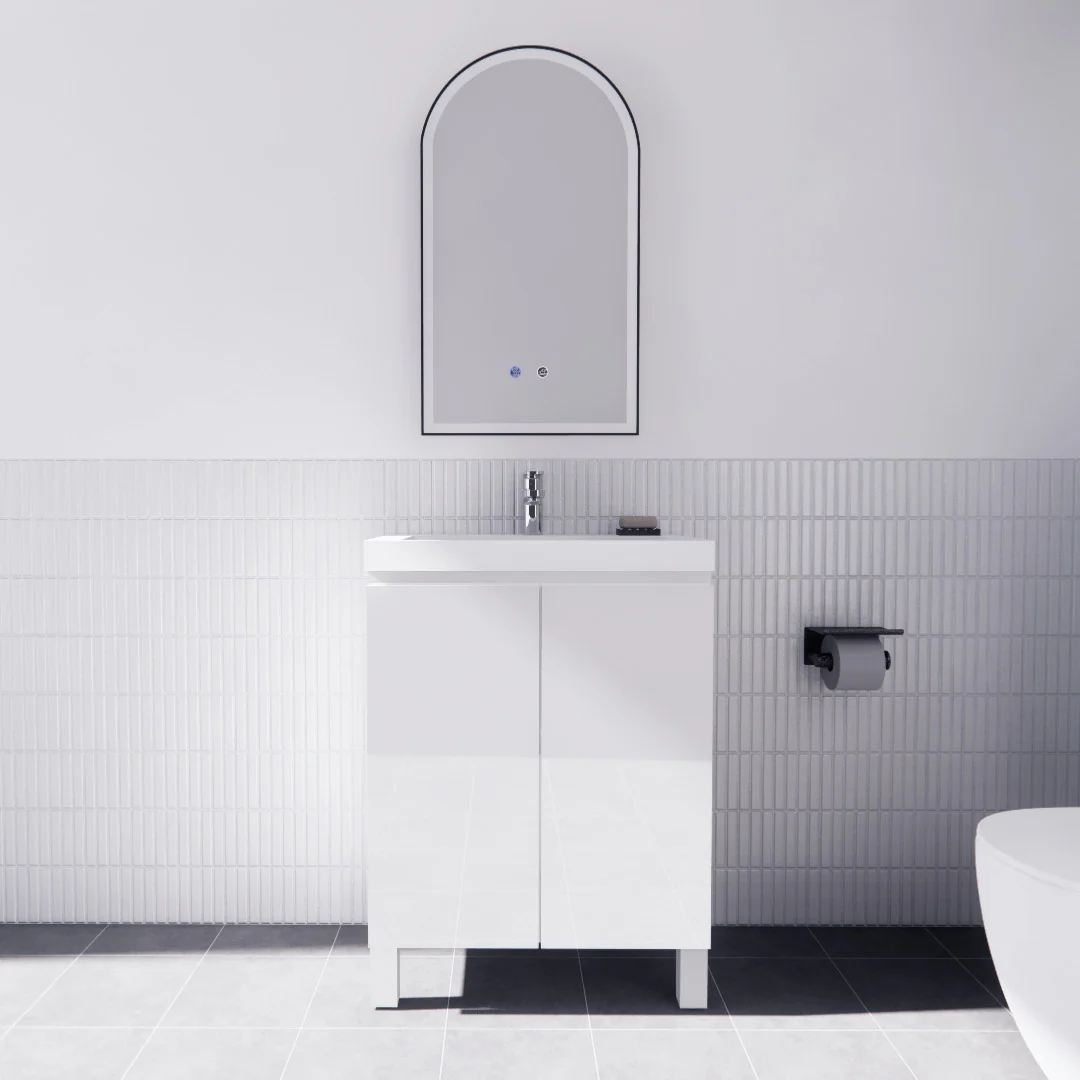 Absolute | 600mm Ensuite Narrow Vanity on Legs - Image 3