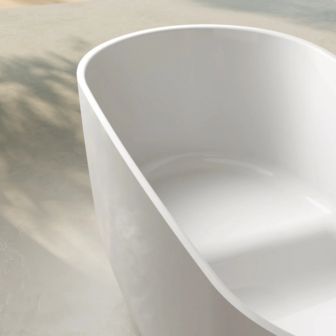 Akira 1250mm Japanese Soaking Freestanding Bath Tub With Seat - Image 5