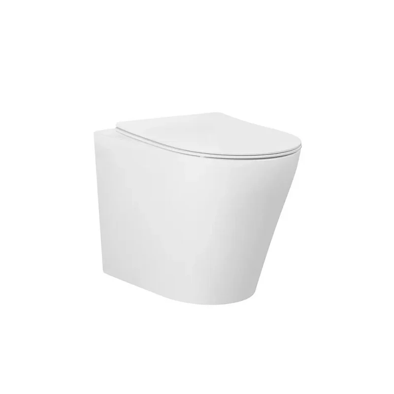 Alzano Rimless Tornado In Wall Toilet Suite Pan - Image 2