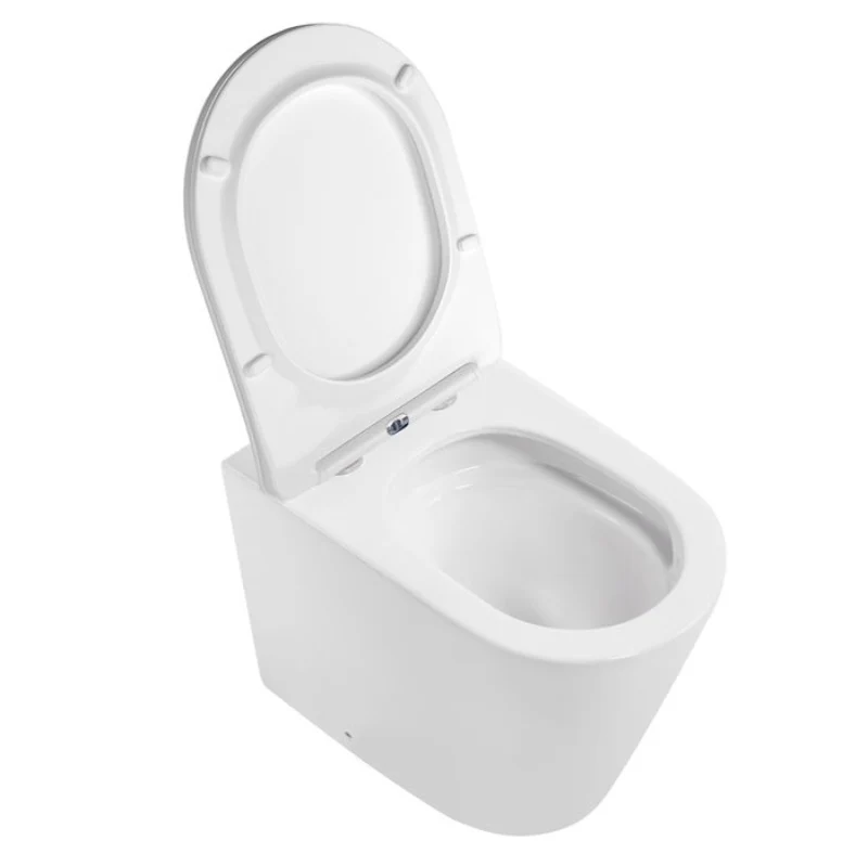 Alzano Rimless Tornado In Wall Toilet Suite Pan - Image 3