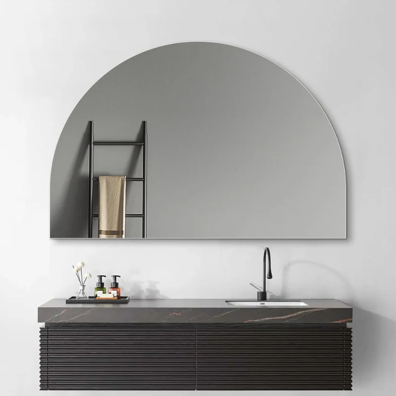 Arched 1200 x 800 Polished Edge Mirror - Image 2