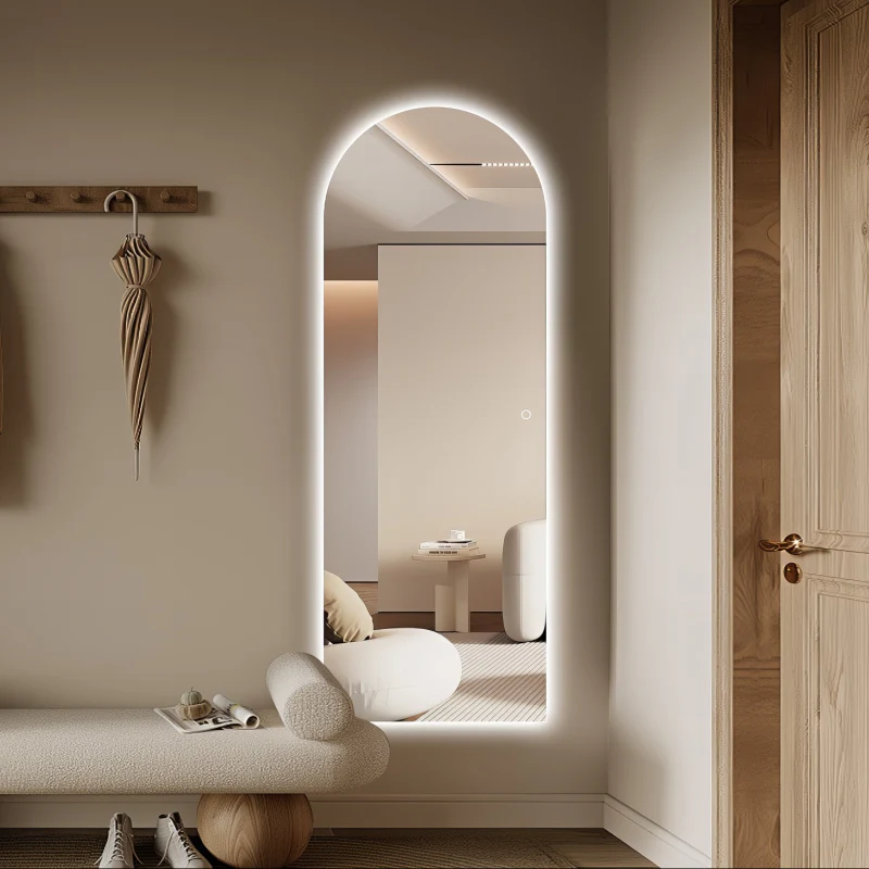 Arched 600 x 1650 LED Mirror - Three Light Temperatures - Image 3
