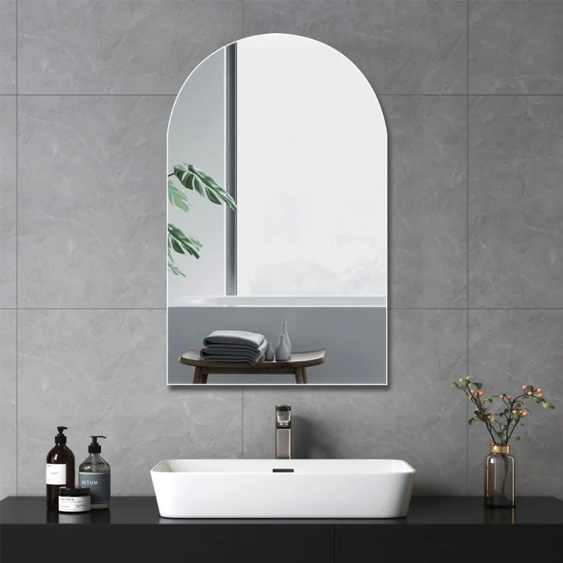 Arched 600 x 900 Polished Edge Mirror - Image 3