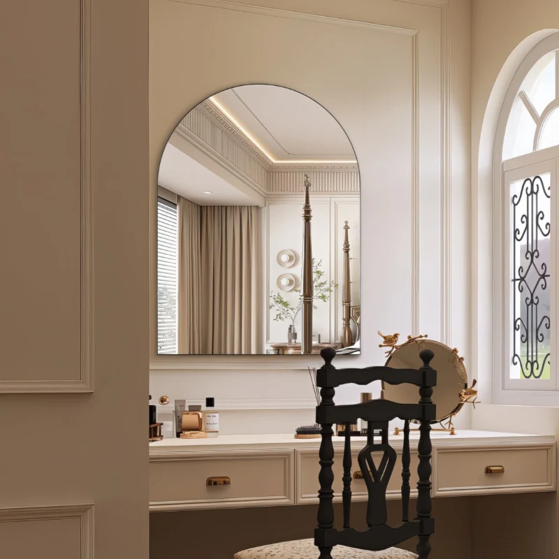 Arched 750 x 1000 Polished Edge Mirror - Image 4