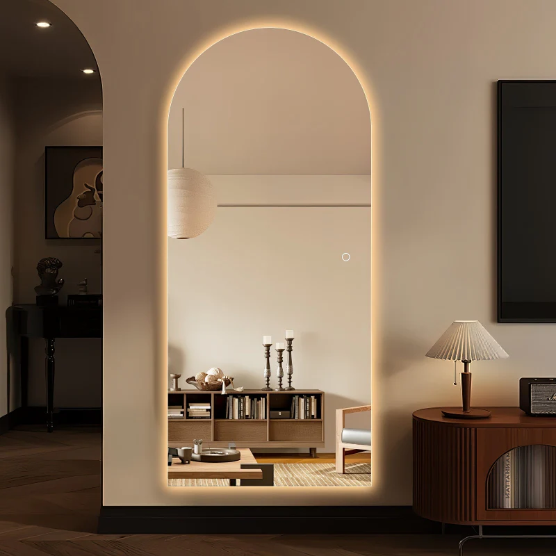 Arched 800 x 1800 LED Mirror - Three Light Temperatures