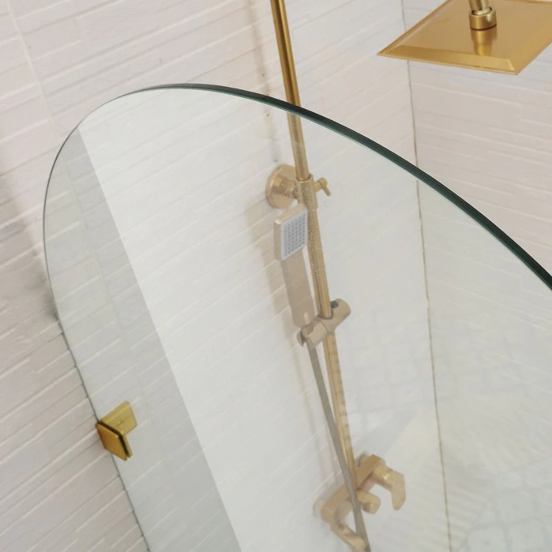 Arched Frameless Fixed Panel Shower Screen - Image 3