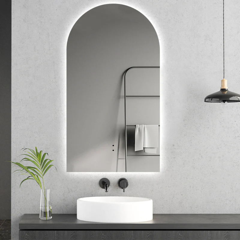 Arched Touchless 500 x 900 LED Mirror - Three Light Temperatures - Image 4