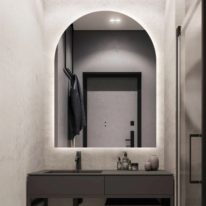 Arched Touchless 750 x 1000 LED Mirror - Three Light Temperatures - Image 3