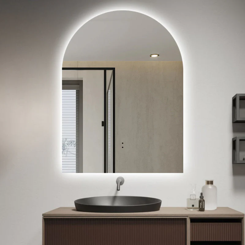 Arched Touchless 750 x 1000 LED Mirror - Three Light Temperatures - Image 4