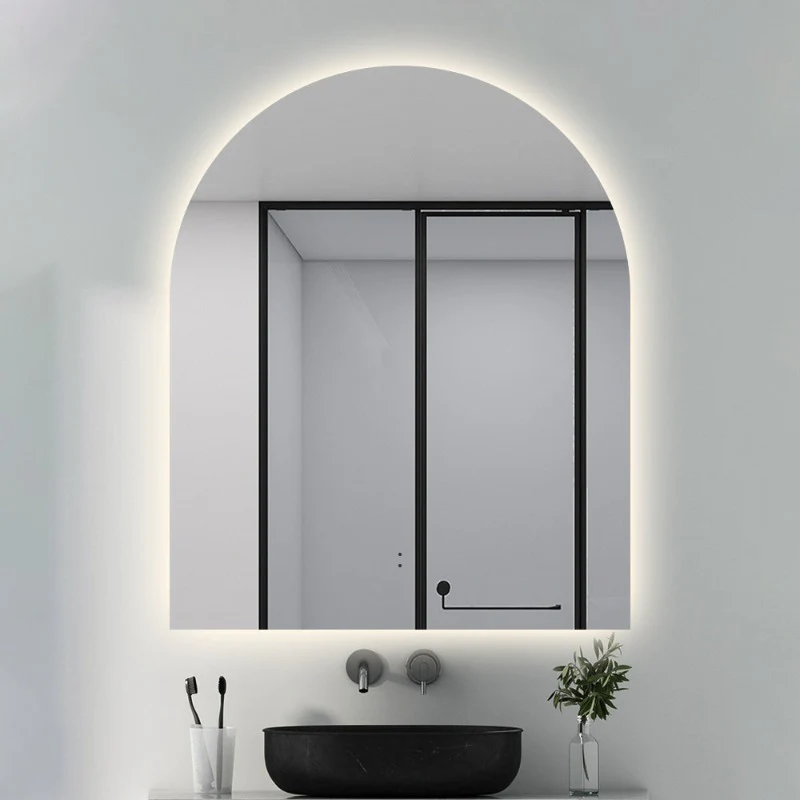 Arched Touchless 900 x 1100 LED Mirror - Three Light Temperatures - Image 3