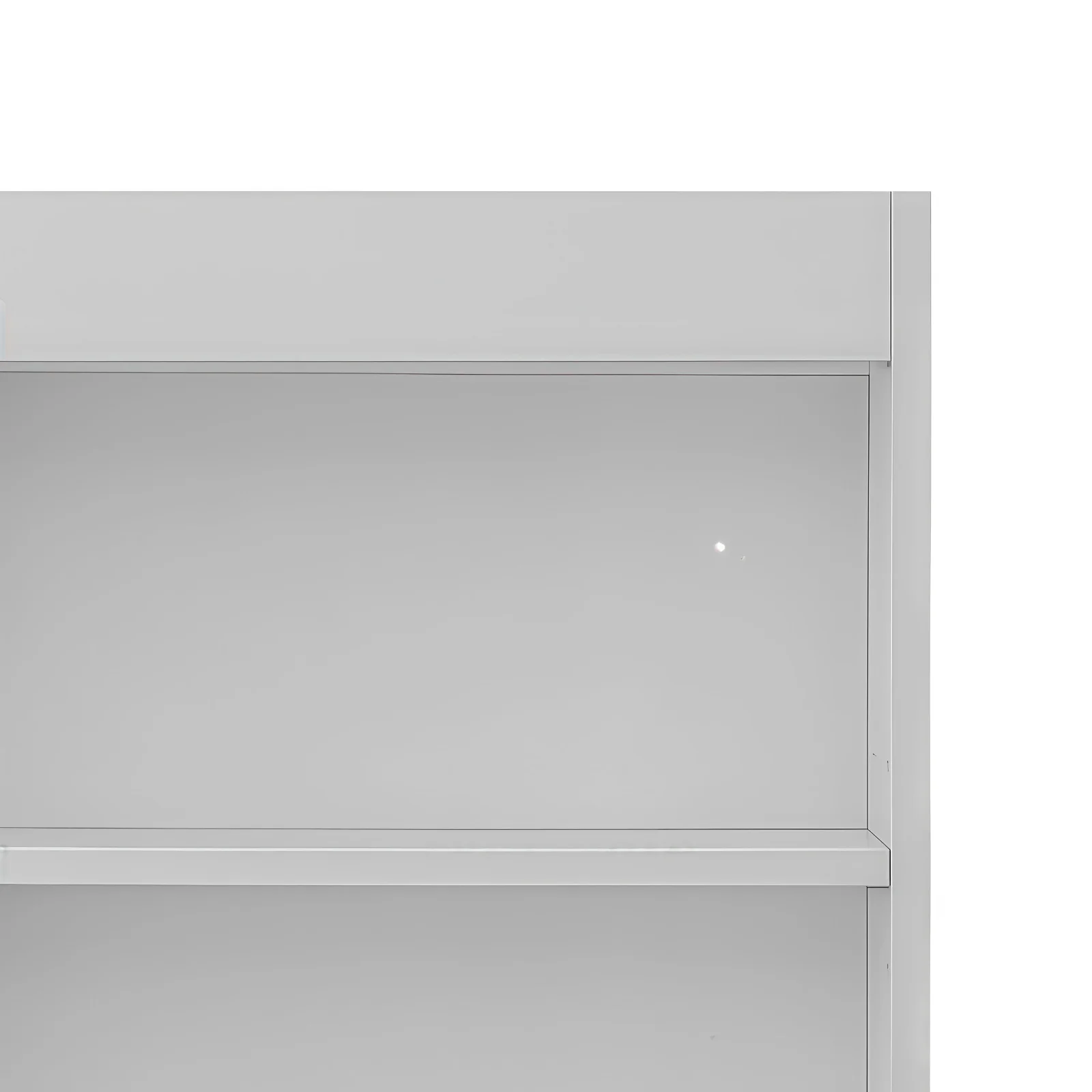 Arched Touchless LED 600 x 900 Matte White Shaving Cabinet - Image 3