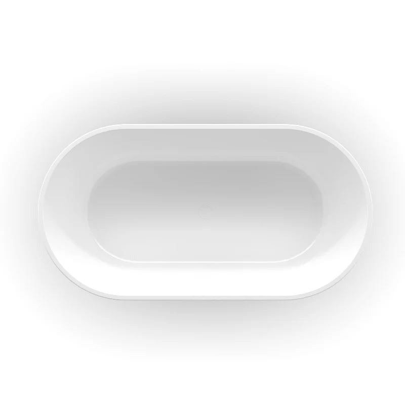 Aria 1500mm Oval Freestanding Bath Tub - Image 3