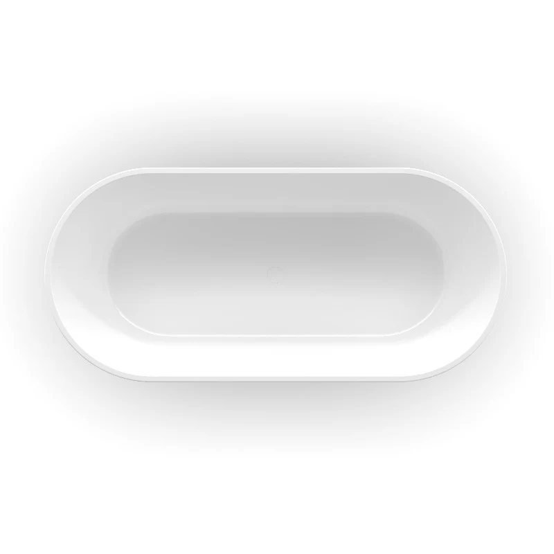 Aria 1700mm Oval Freestanding Bath Tub - Image 3