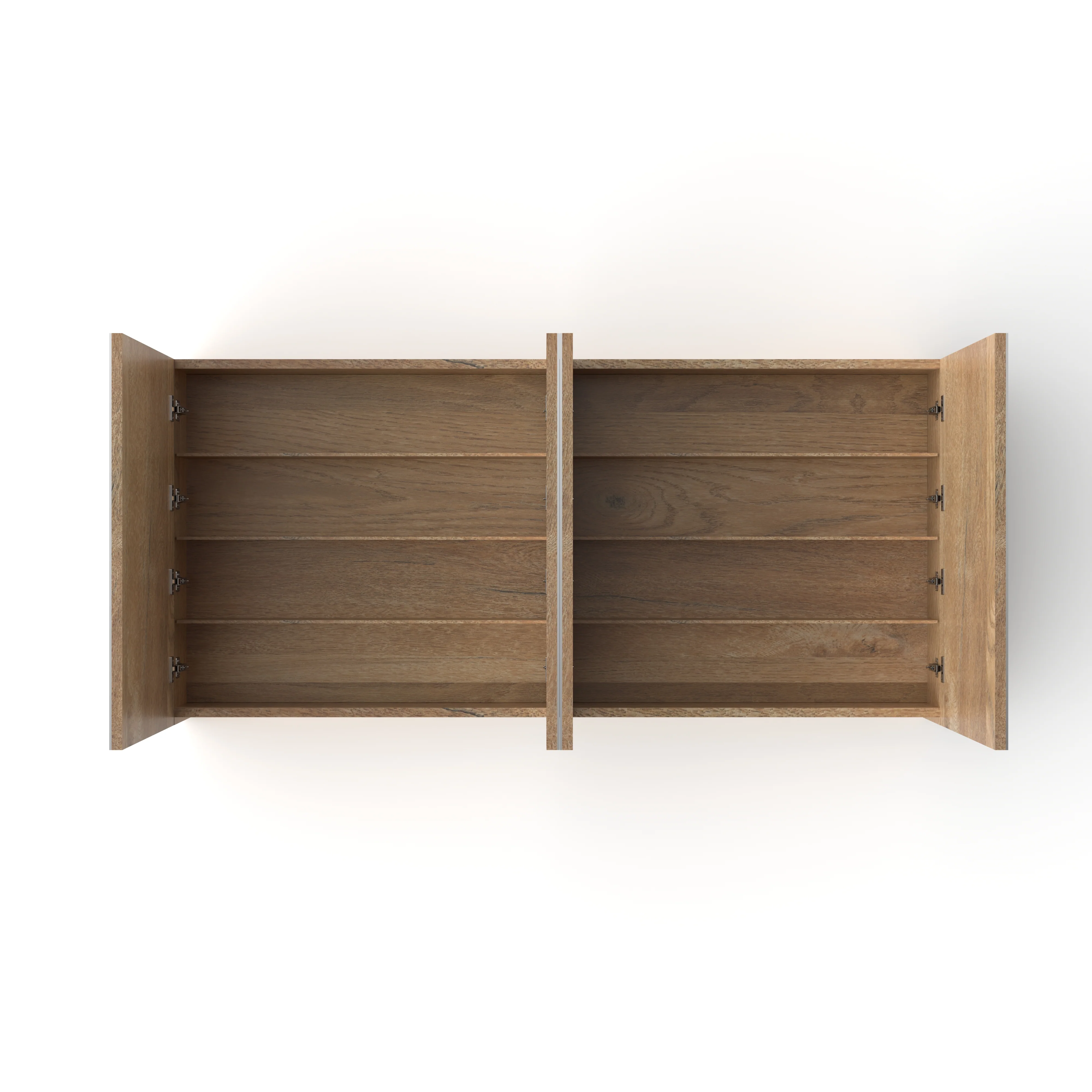 Avia 1500mm Natural Oak Shaving Cabinet - Image 2