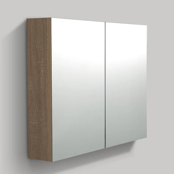 Avia 600mm White Oak Shaving Cabinet