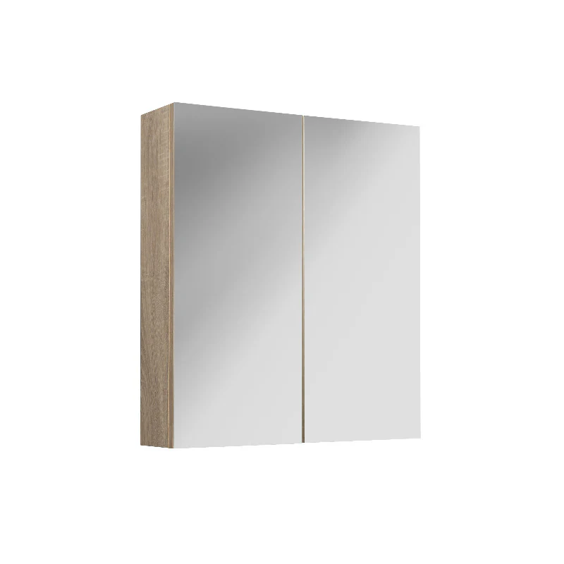 Avia 750mm Natural Oak Shaving Cabinet - Image 2