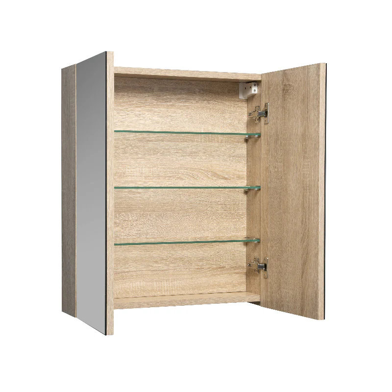 Avia 750mm Natural Oak Shaving Cabinet - Image 5