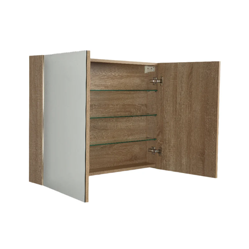 Avia 900mm Natural Oak Shaving Cabinet - Image 2