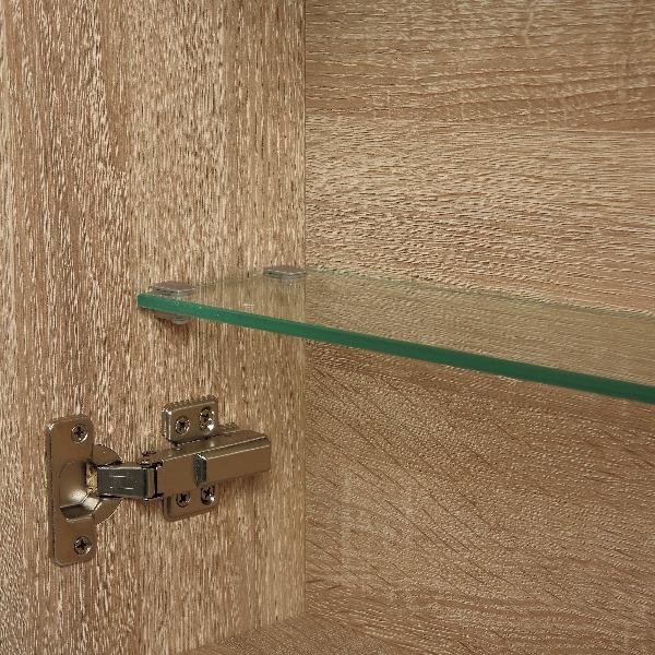Avia 900mm White Oak Shaving Cabinet - Image 5