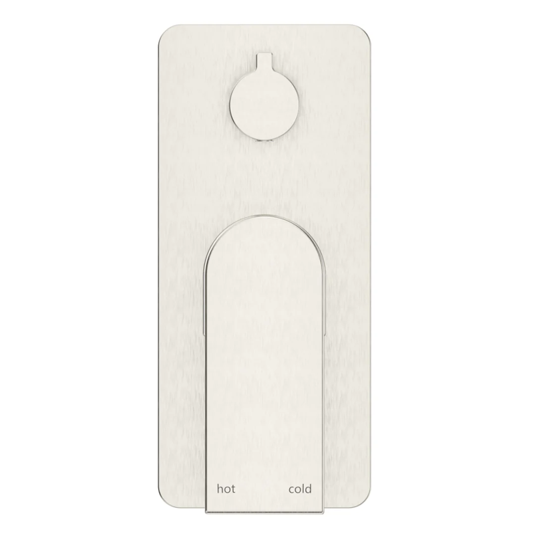 Beki Brushed Nickel Shower Mixer Diverter - 1P - Trim Kit Only - Image 3