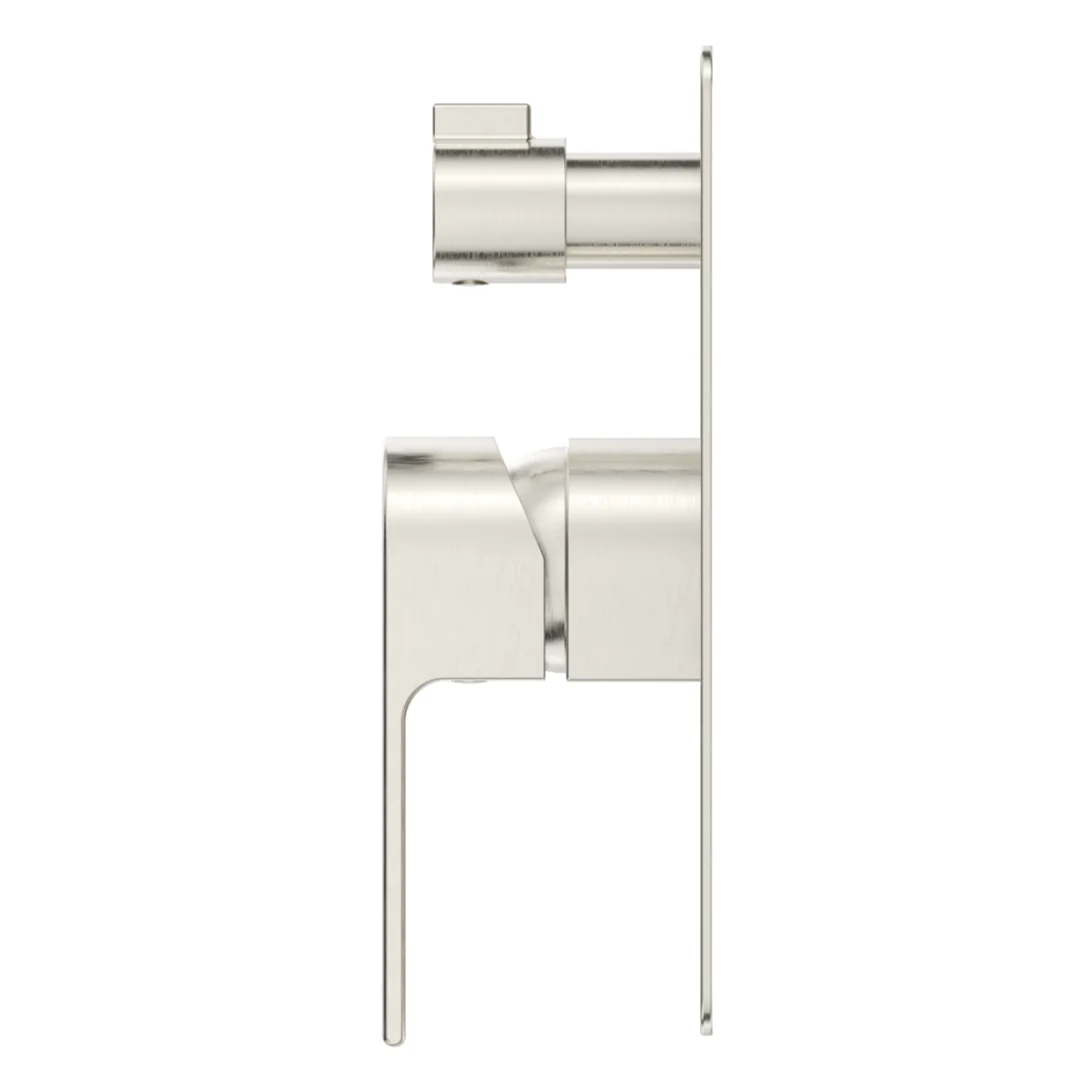 Beki Brushed Nickel Shower Mixer Diverter - 1P - Trim Kit Only - Image 4