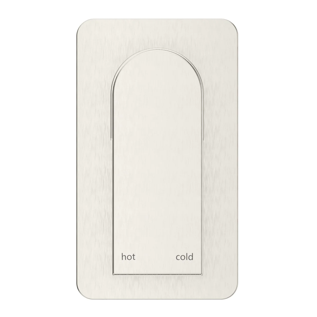 Beki Brushed Nickel Shower Mixer - Square Plate - Trim Kit Only - Image 3