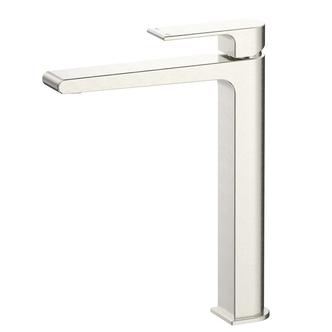 Beki Brushed Nickel Tall Basin Mixer
