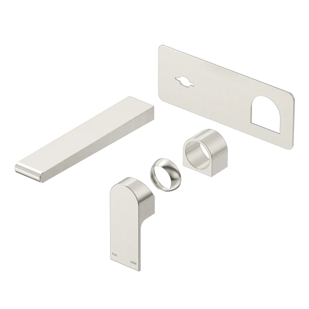 Beki Brushed Nickel Wall-Spout Combo - 1P - Trim Kit Only - Image 2