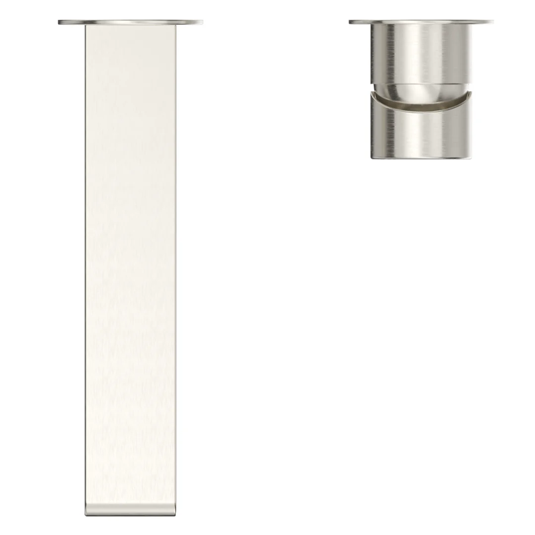 Beki Brushed Nickel Wall-Spout Combo - 2P - Trim Kit Only - Image 3