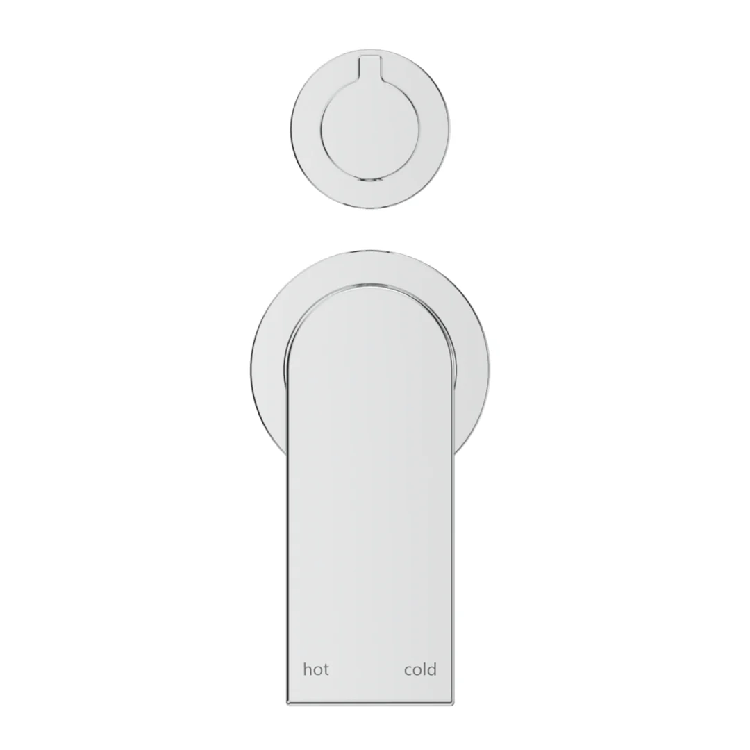 Beki Chrome Shower Mixer Diverter - 2P - Trim Kit Only - Image 2