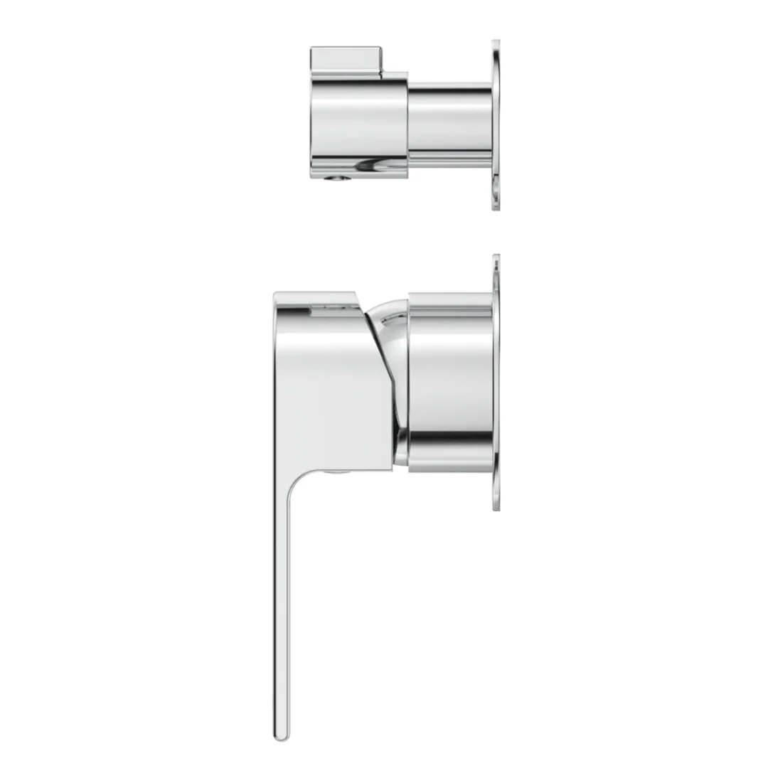 Beki Chrome Shower Mixer Diverter - 2P - Trim Kit Only - Image 3
