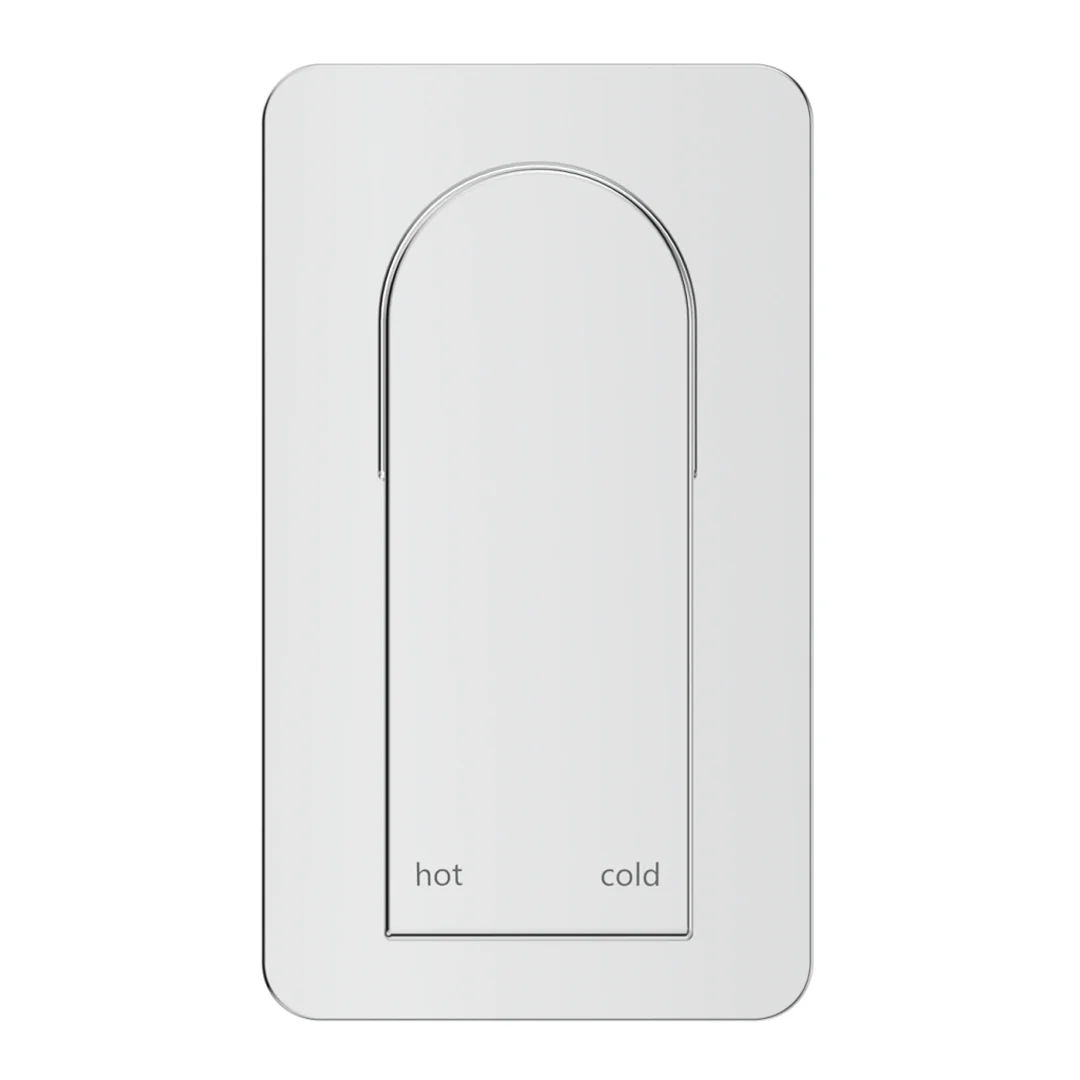 Beki Chrome Shower Mixer - Square Plate - Trim Kit Only - Image 3