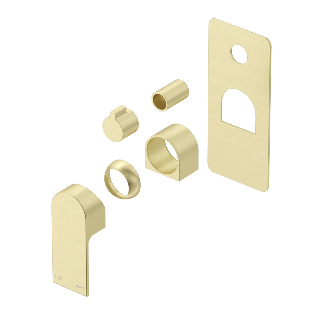 Beki French Gold Shower Mixer Diverter - 1P - Trim Kit Only - Image 2