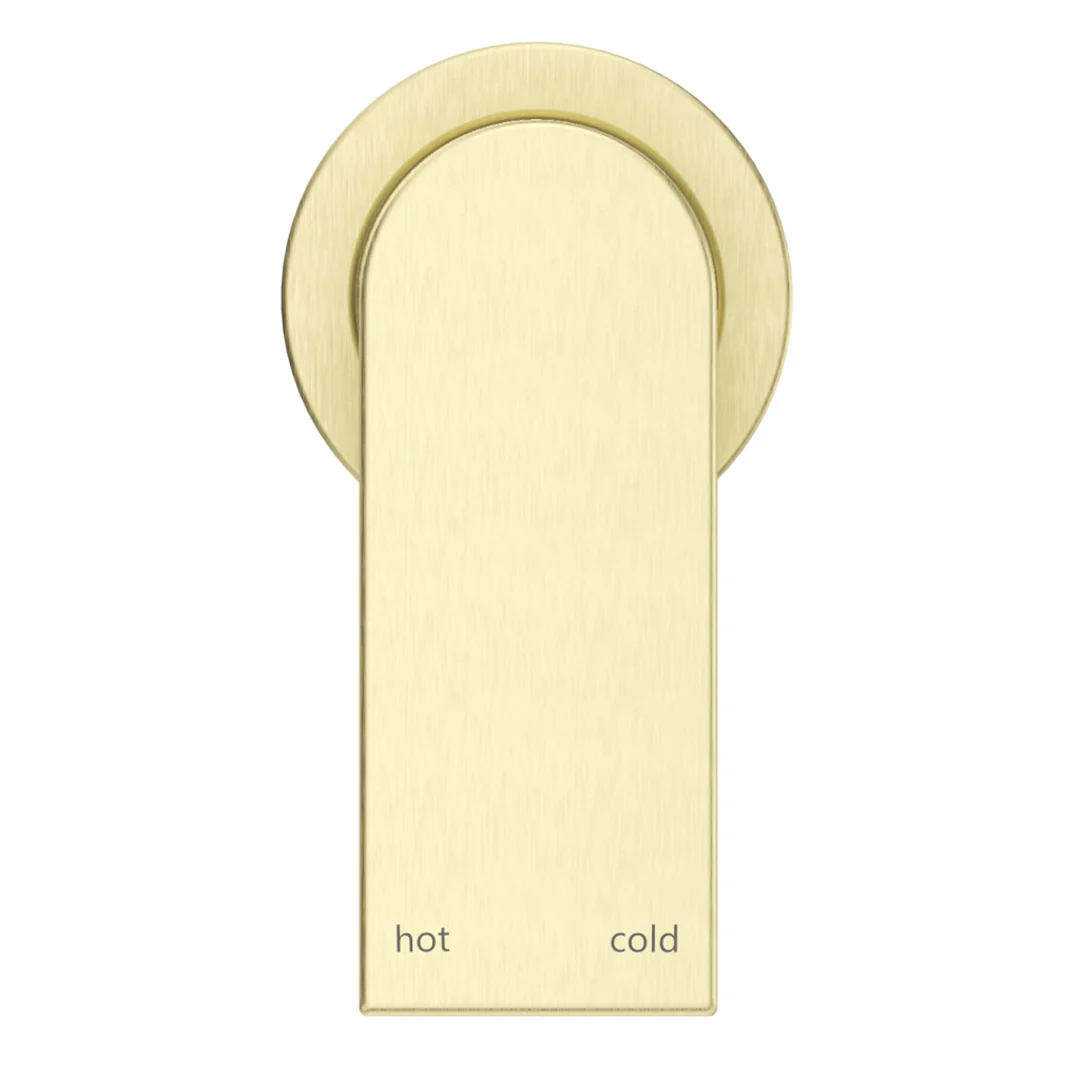 Beki French Gold Shower Mixer - Round Plate - Trim Kit Only - Image 3