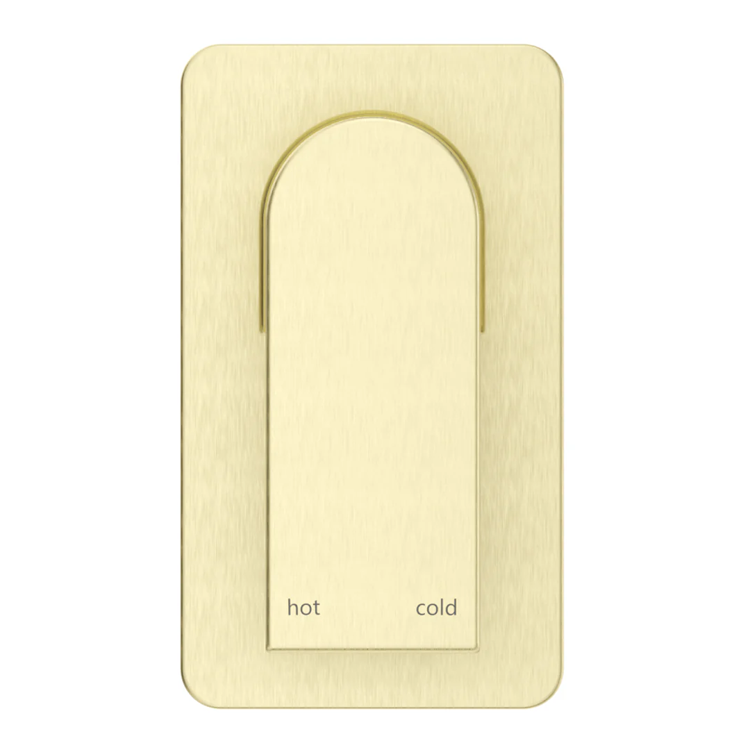 Beki French Gold Shower Mixer - Square Plate - Trim Kit Only - Image 3