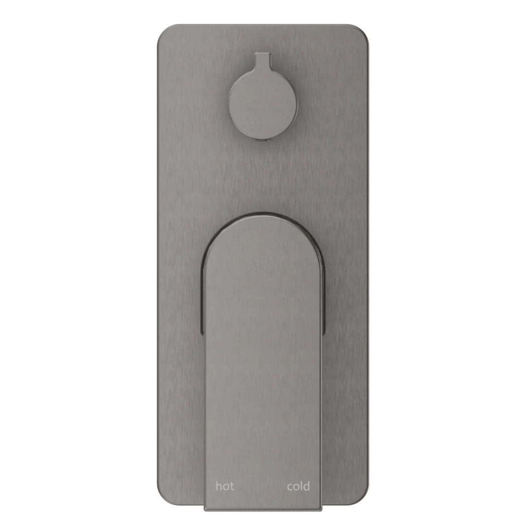 Beki Gun Metal Shower Mixer Diverter - 1P - Trim Kit Only - Image 3