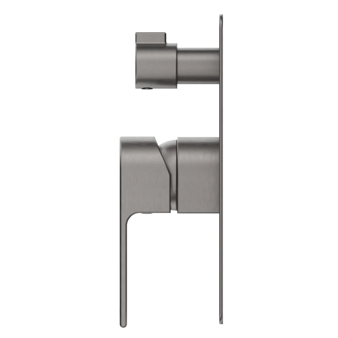 Beki Gun Metal Shower Mixer Diverter - 1P - Trim Kit Only - Image 4
