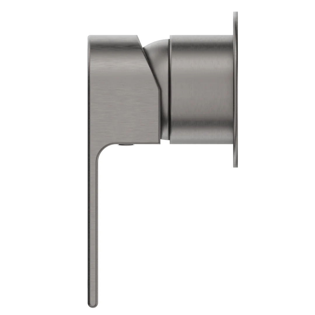 Beki Gun Metal Shower Mixer - Round Plate - Trim Kit Only - Image 2